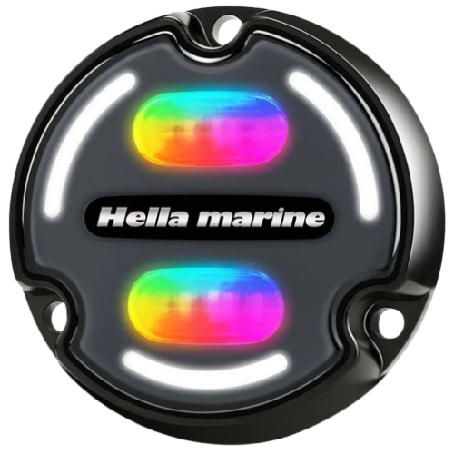 Hella Marine Apelo A2 RGB Foco subacuático con carcasa de aluminio