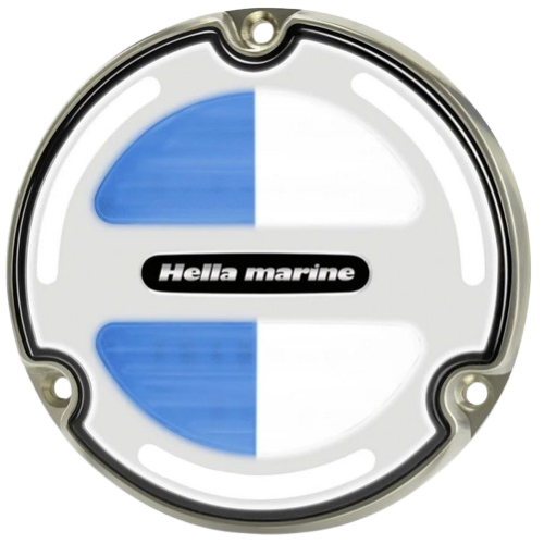 Hella Marine Apelo A3 underwater spotlight white/blue Bronze housing