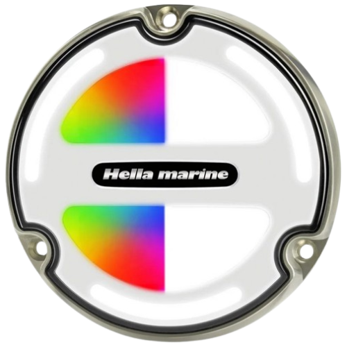 Faretto subacqueo Hella Marine Apelo A3 RGBW Alloggiamento in bronzo