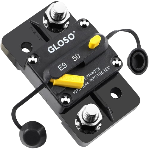 Disjuntor de potência GlosoTech 12-48V 50A E99