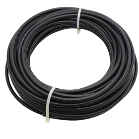 Cable solar desnudo negro Unicable Uniteck 4 mm² 10 m