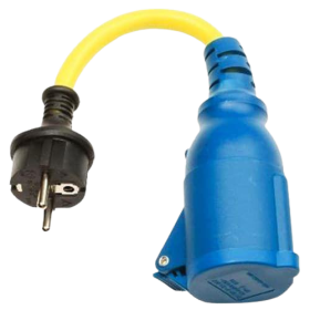 Victron Adapter cord 16A Schuko / CEE