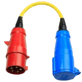 Victron Cable Adapter 32A / 3 to single CEE Plug 5P / CEE