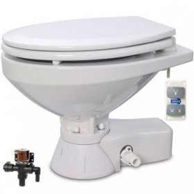 Jabsco Quiet Flush normale elektrische 24-V-Toilette + Pumpe