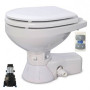 Jabsco Quiet Flush compact elektrisch toilet 24V + pomp