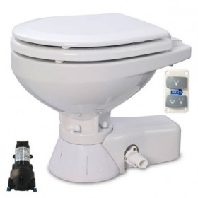 Jabsco Quiet Flush compact 24V electric toilet + pump