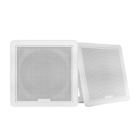 Altavoces de pared cuadrados Fusion de 6,5" - Blanco 160 W