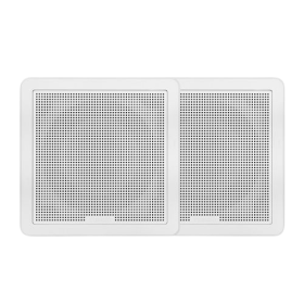 Altavoces de pared cuadrados Fusion de 7,7" - Blanco 200 W