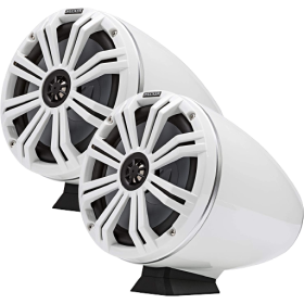 Kicker Marine haut parleurs cône 6.5'' KMFC 65W LED Blanc