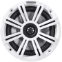 Kicker Marine 4'' speakers with white and black grilles