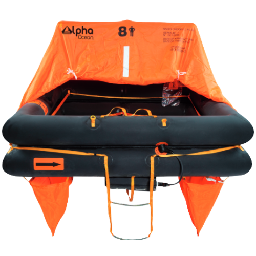 Raft Alpha Ocean Coastal Raft ISO9650-2 4 personas en bolsa