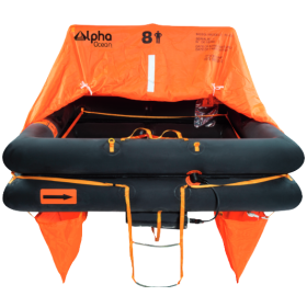 Raft Alpha Ocean Coastal raft ISO9650-2 4 people in container