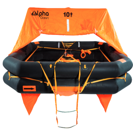 Raft Alpha Ocean Offshore raft ISO9650-1 4 people in bag