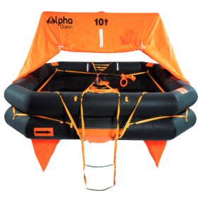 Raft Alpha Ocean Offshore raft ISO9650-1 4 people in container