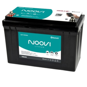 Noovi Batterie de service lithium 12V Bluetooth 100A.h