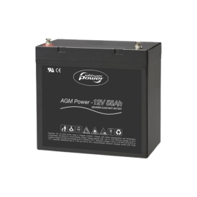 WhisperPower 12V 55Ah AGM Battery