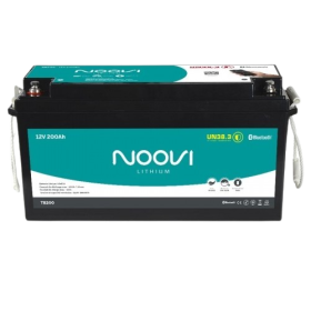 Noovi Batterie de service lithium 12V Bluetooth 200A.h