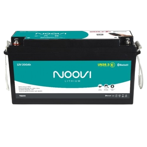 Bateria de serviço de lítio Noovi 12V Bluetooth 200A.h