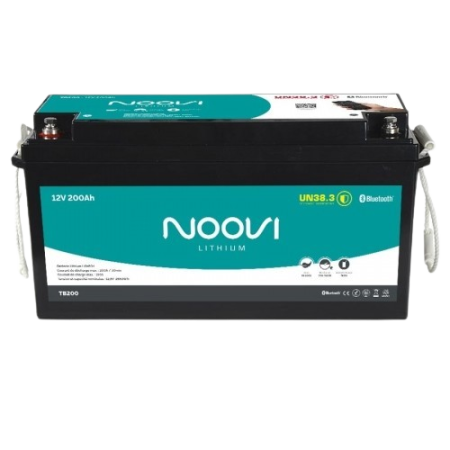 Noovi 12V Bluetooth 200A.h lithium service battery