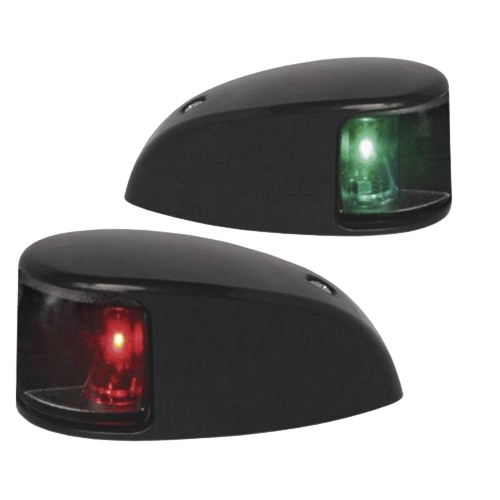 Hella Marine Feu de navigation NaviLED DeckMount 112,5° rouge et vert 2mn - noir