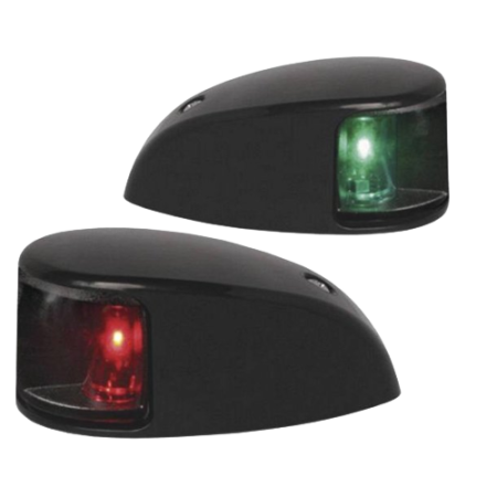 Hella Marine Navigation light NaviLED DeckMount 112.5° red and green 2mn - black