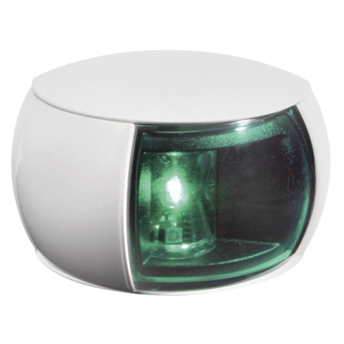 Luz de navegação Hella Marine NaviLED 112,5° verde 2mn - branco