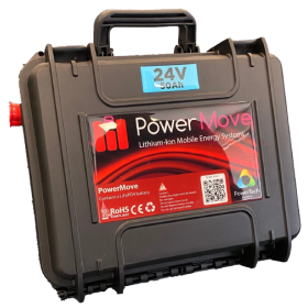 Batteria portatile al litio PowerTech PowerMove 24V 50Ah