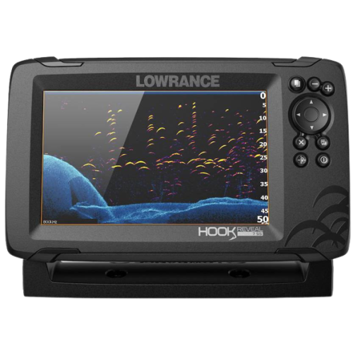 Lowrance HOOK Reveal 7 com transdutor HDI de 50/200kHz