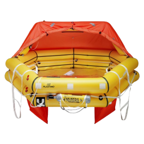 Plastimo Transocean offshore jangada ISO 9650-1 10 lugares em contêiner Sup às 24h