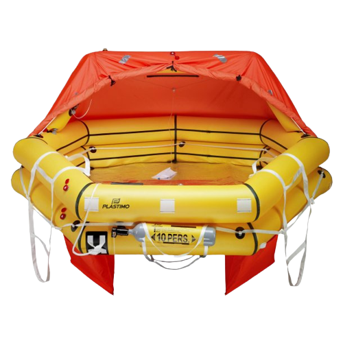 Jangada offshore Plastimo Transocean ISO 9650-1 10 lugares em Sup bag às 24h