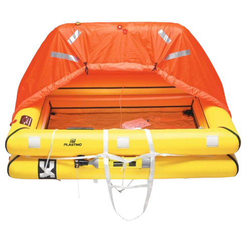 Plastimo Transocean Offshore-Floß ISO 9650-1 6 Plätze in Sup-Tasche um 24 Uhr