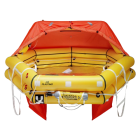Plastimo Transoceanic offshore raft ISO 9650-1 10 places in container -24h