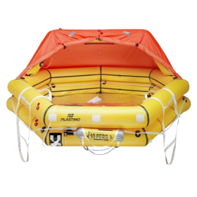 Plastimo Transoceanic offshore raft ISO 9650-1 8 places in container -24h