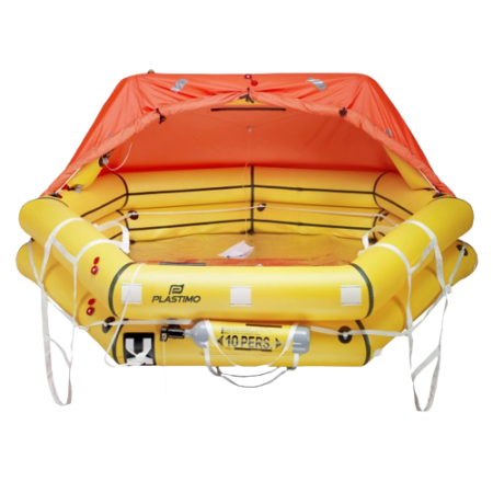 Plastimo Transoceanic offshore raft ISO 9650-1 8 places in container -24h