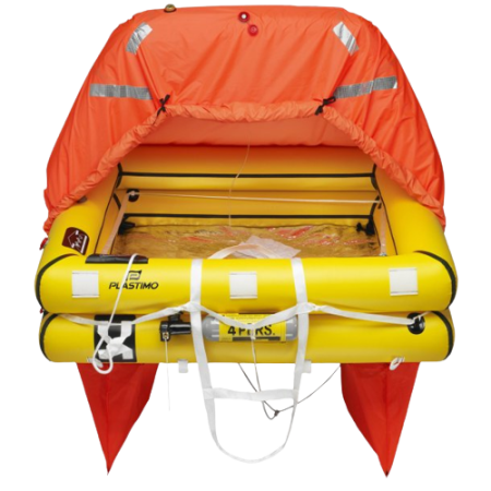 Balsa offshore Plastimo Transoceanic ISO 9650-1 4 lugares em bolsa -24h