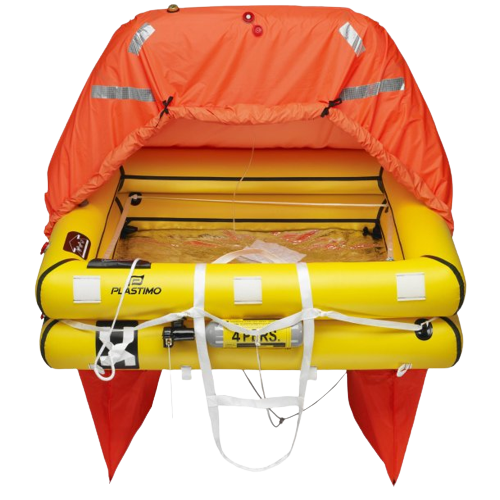 Plastimo Transocean offshore vlot ISO 9650-1 4 plaatsen in zak -24 uur