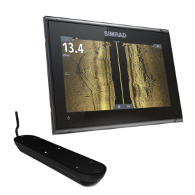 SIMRAD GO9 XSE 9-Zoll-Touchscreen-Handgerät mit 3-in-1 Active Imaging-Sonde