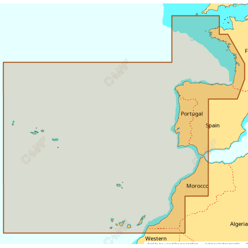 C-MAP 4D Chart - European West Coasts