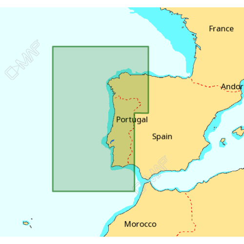 Carte C-MAP 4D- Portugal et Galice