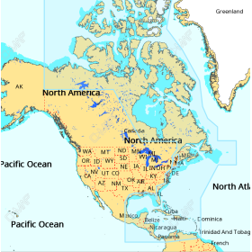 C-MAP 4D Chart - Atlantic Coast, Gom & Caribbean