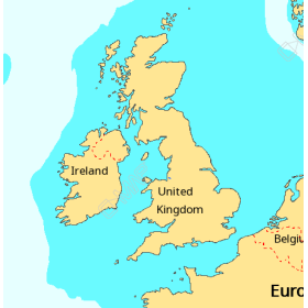 C-MAP Discover X Chart - North West Europe