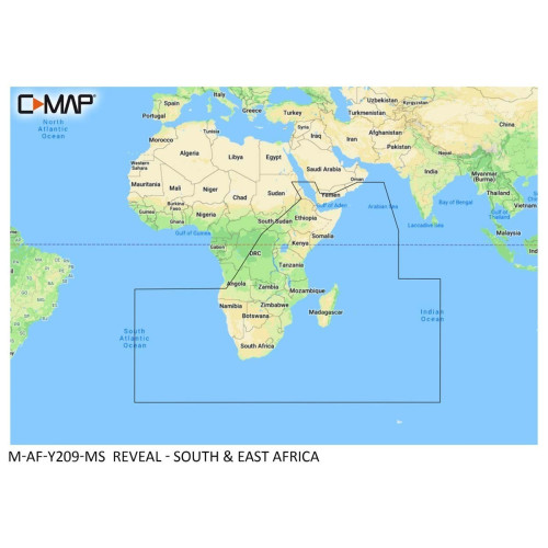 C-MAP Reveal chart - South and East Africa M-AF-Y209-MS on the store ...