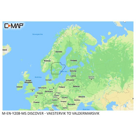 C-MAP Discover Map - Västervik nach Soederhamn