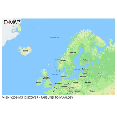 C-MAP Discover Chart - Farsund para Maaloey