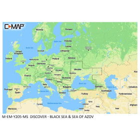 Carta C-MAP Discover - Mar Negro y Mar de Azov