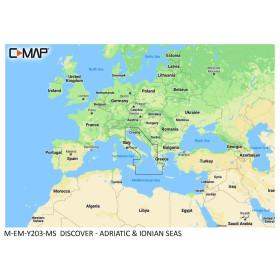 C-MAP Discover-Karte - Adriatisches und Ionisches Meer