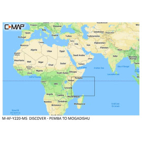 Carte C-MAP Discover - Pemba à Mogadiscio