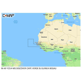 Carta C-MAP Discover - Cabo Verde y Guinea Bissau