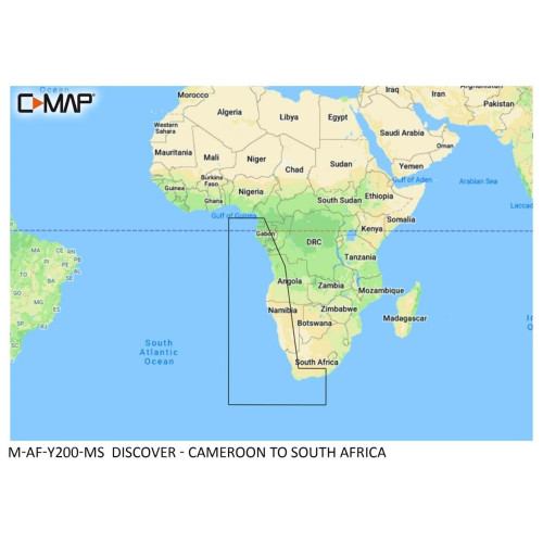 C-MAP Discover Chart - Cameroon - South Africa