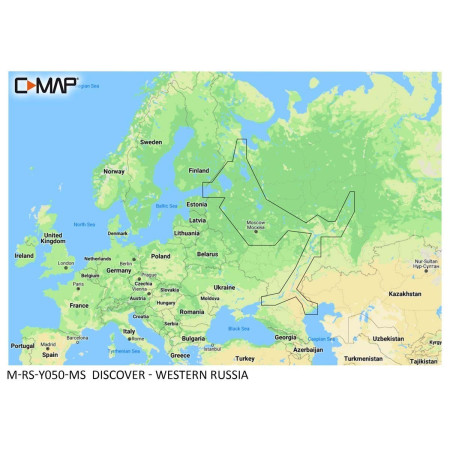 Carta C-MAP Discover - Rusia occidental